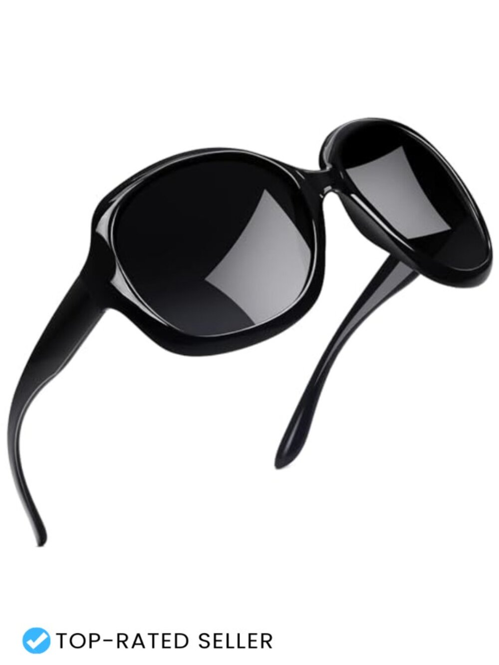 Womens Oversized Butterfly Sunglasses Polarized UV Protection